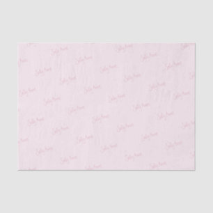 Personalize with your name   tissue paper