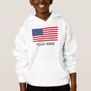 Personalize with your name USA United States Hoodie