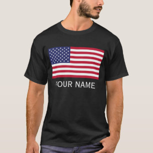 Personalize with your name USA United States T-Shirt