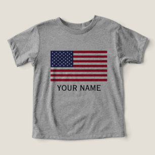 Personalize with your name USA United States Toddler T-shirt