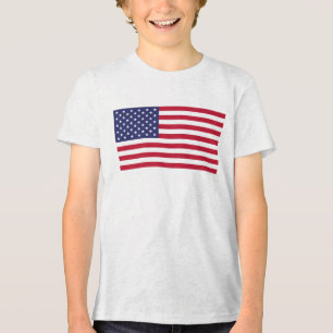Personalize with your name USA United States Tri-Blend Shirt