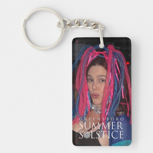 Personalize with Your Own Favorite Festival Photo Keychain
