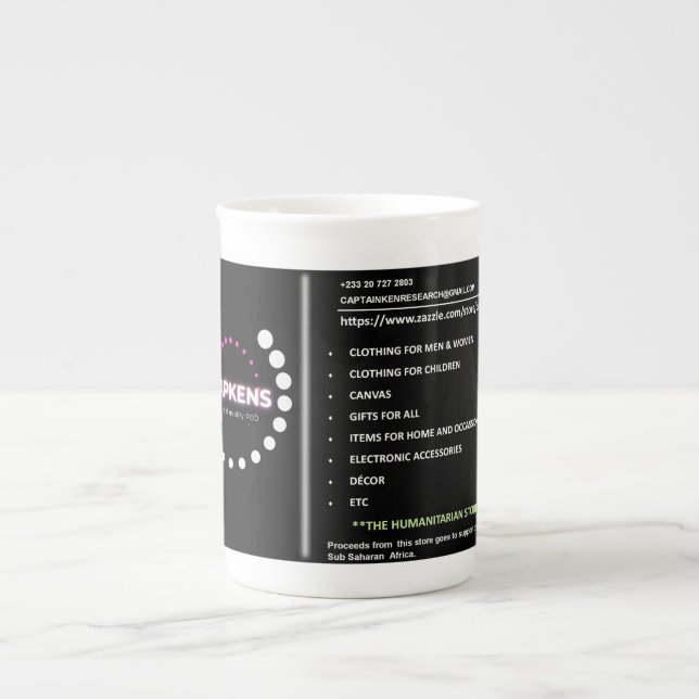Personalize With Your Own Image Quality Durable  Bone China Mug (Front)