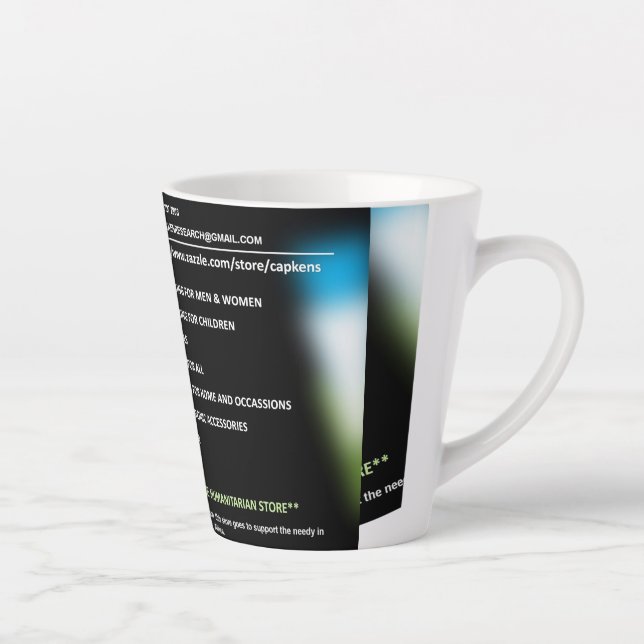 Personalize With Your Own Image Quality Durable Latte Mug (Right)