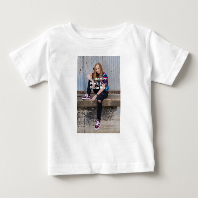 Personalize With Your Photo Baby T-Shirt (Front)