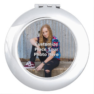 Personalize With Your Photo Compact Mirror