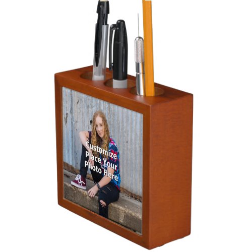Personalize With Your Photo Desk Organizer