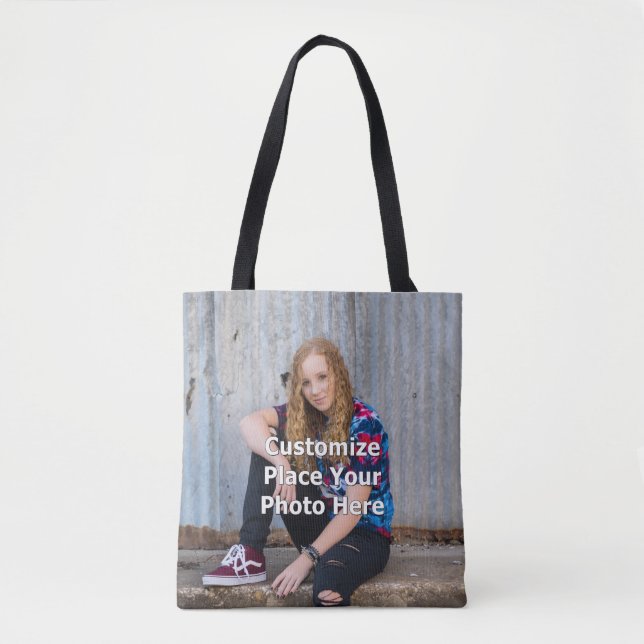 Personalize With Your Photo Tote Bag (Front)