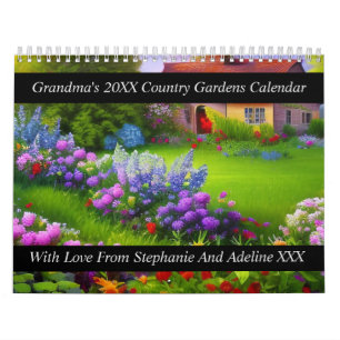 Personalize With Your Photos & Messages (Any Year) Calendar