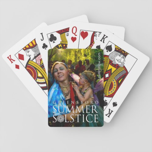 Personalize with Your Special Festival Memory Poker Cards