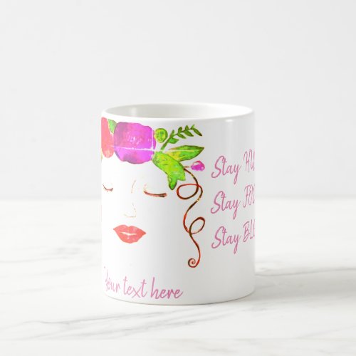 Personalize Women Stay Blessed Coffee Mug