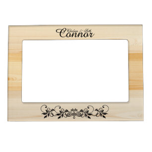Personalize Wood Design Magnetic Frame