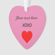 Personalize XOXO HEART Valentine
