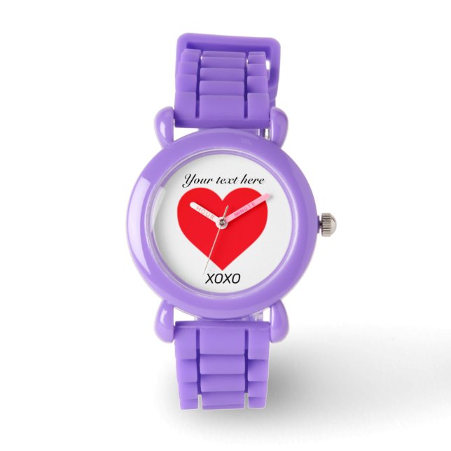 Personalize XOXO HEART Watch (Front)