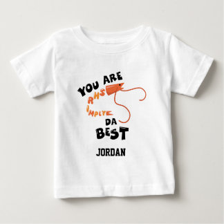 Personalize You are Shrimply Da Best Baby T-Shirt