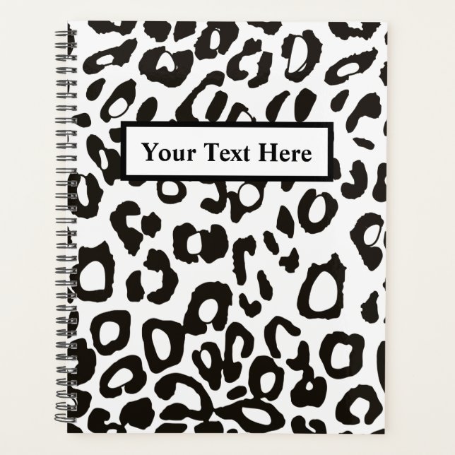 Personalize your Animal Print Planner (Front)