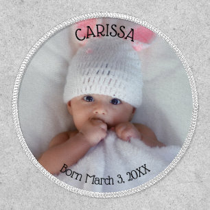 Personalize Your Baby Photo, Name & Birthday, Vs 2 Patch