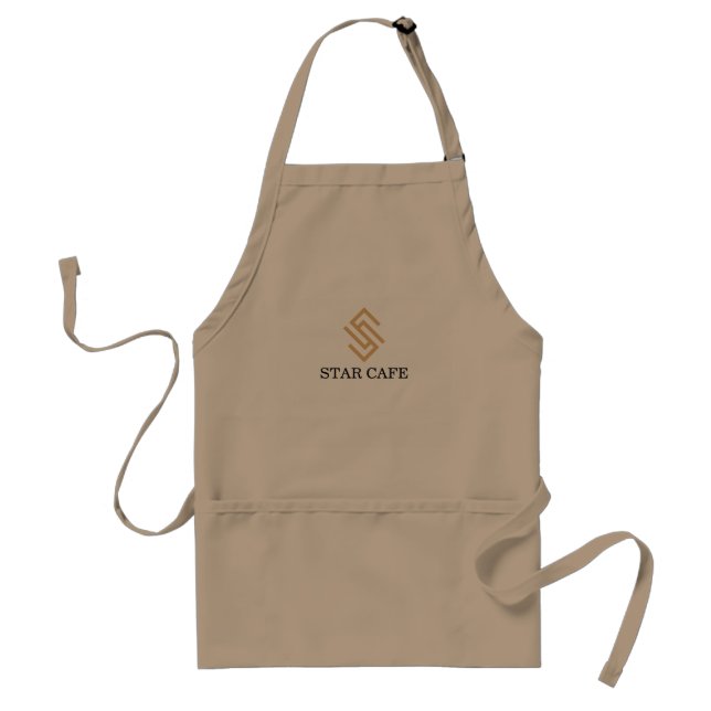 personalize your brand with logo adult apron (Front)
