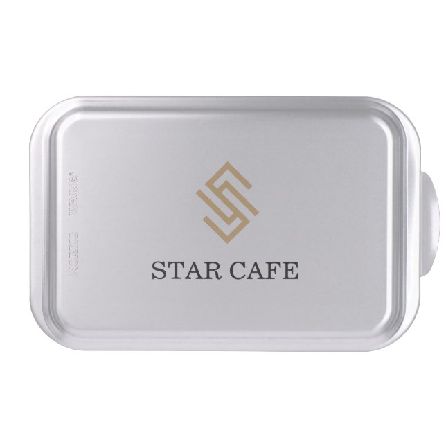 personalize your brand with logo cake pan (Front)