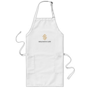 personalize your brand with logo long apron