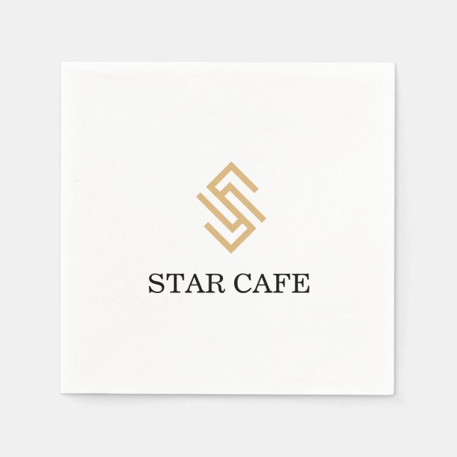 personalize your brand with logo napkins (Front)