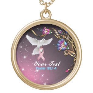 Personalize Your Breast Cancer Necklace