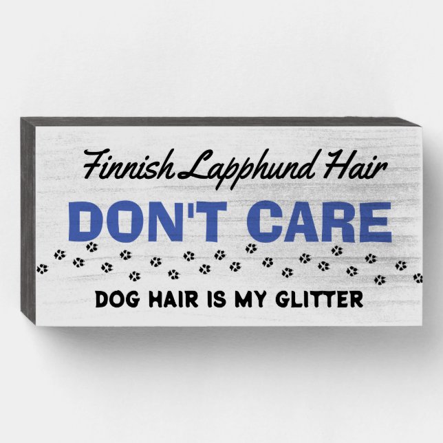 PERSONALIZE your  breed Dog Glitter sign (Front Horizontal)