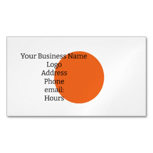 Personalize Your Business Card Magnetic Card