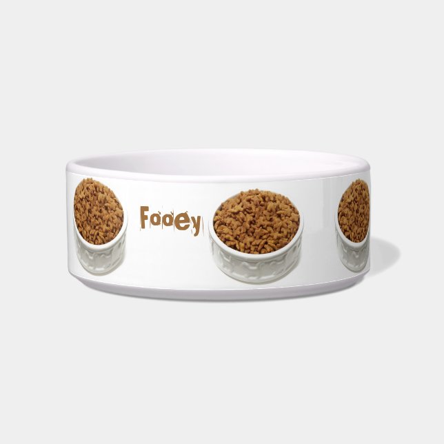 Personalize your Cat's Bowl (white) (Left)