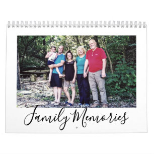 Personalize Your Family Picture Memories 2027 Calendar