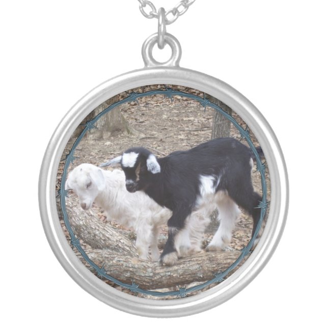 Personalize YOUR Goat's Photo  Necklace (Front)