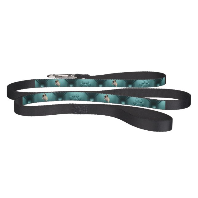 Personalize your Green Dog Leash with a photo (Full)