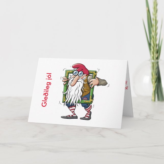 Personalize your Icelandic Christmas Card (Front)