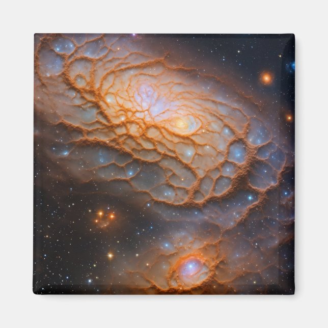 Personalize Your Journey with Cosmic Car Magnet (Front)