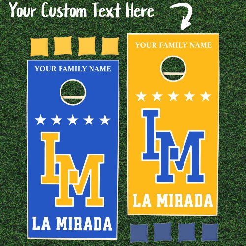 Personalize Your La Mirada Ultimate Fun Cornhole Set