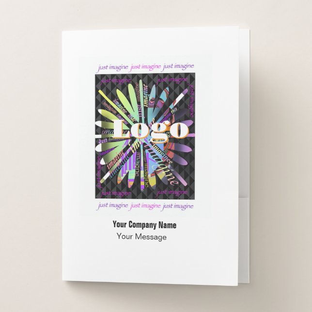 Personalize Your Logo Imagine  Pocket Folder (Front)