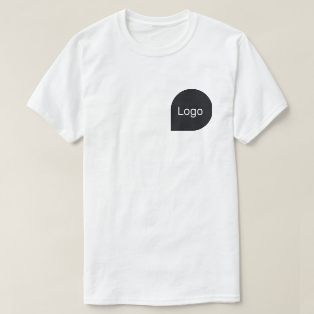 personalize your Logo in a simple shape  T-Shirt (Design Front)