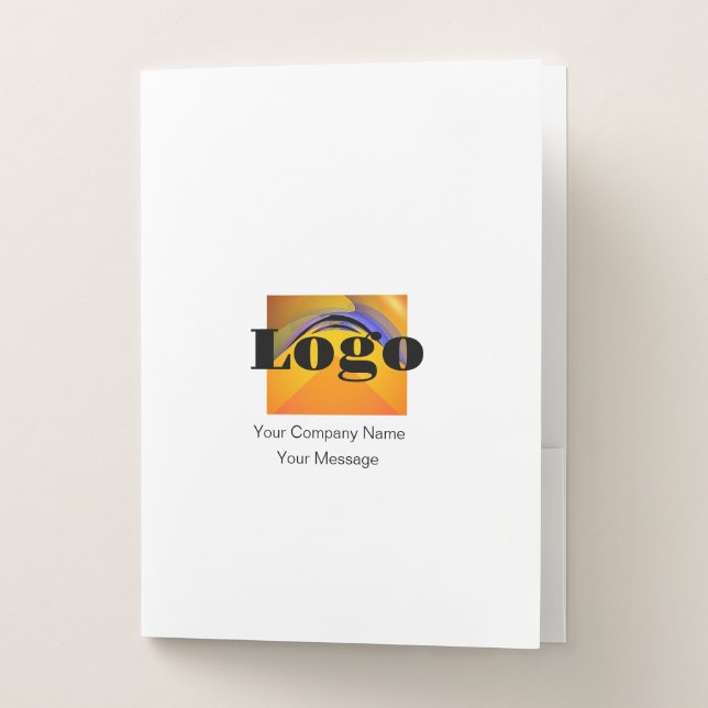 Personalize Your Logo Pocket Folder (Front)