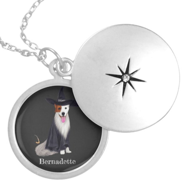 Personalize Your Look Today with Photo and Name On Locket Necklace (Front)
