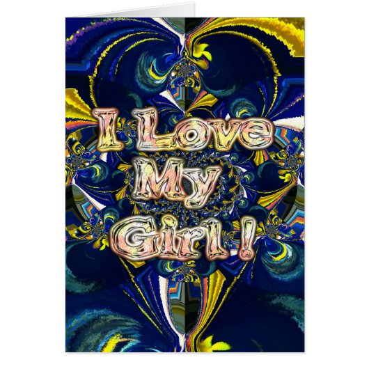 Personalize Your Love Infinity: I Love my Girl (Front)