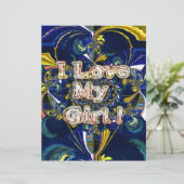 Personalize Your Love Infinity: I Love my Girl (Standing Front)