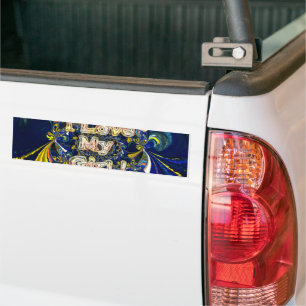 Personalize Your Love Infinity: I Love my Girl Bumper Sticker