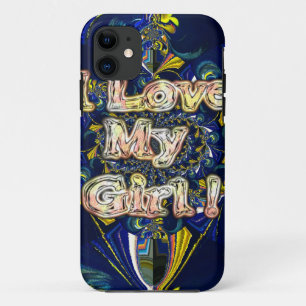 Personalize Your Love Infinity: I Love my Girl iPhone 11 Case