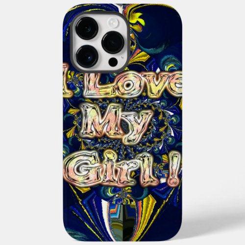 Personalize Your Love Infinity I Love my Girl Case_Mate iPhone 14 Pro Max Case