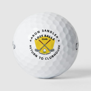 Personalize Your Name Lost Balls Club Humor