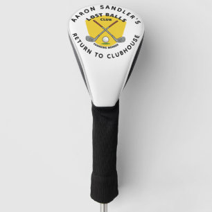 Personalize Your Name Lost Balls Club Humor Golf Head Cover