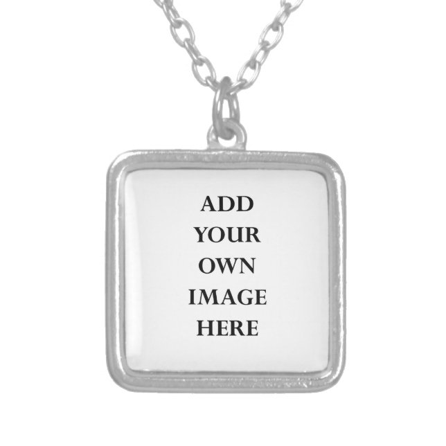 personalize your necklace square (Front)