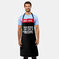 Customized Apron Funny Kitchen Personalized Aprons Chef Gifts Grilling Apron  For Baking Cooking For Mother's Day