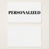 Personalize Your Own (Front & Back)