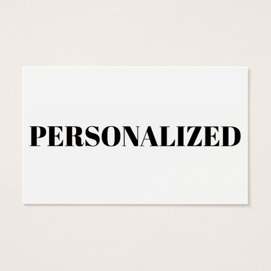 Personalize Your Own (Front)
